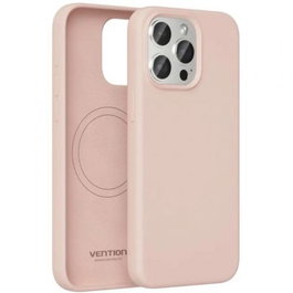 Vention Funda de Silicona Líquida con MagSafe para iPhone 14 Plus - Rosa